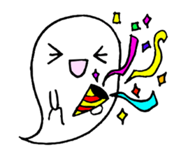cute ghost sticker #627517