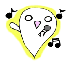 cute ghost sticker #627520