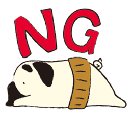 Maro Pug sticker #627724