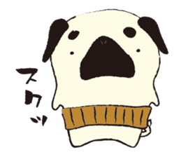 Maro Pug sticker #627728