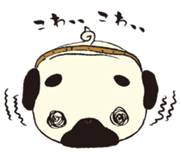 Maro Pug sticker #627738