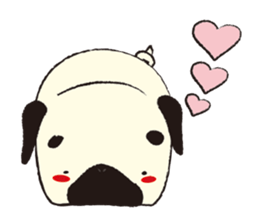Maro Pug sticker #627749