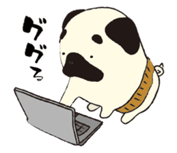 Maro Pug sticker #627754