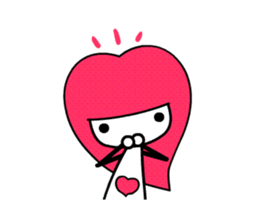 Apple Girl sticker #627924