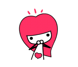 Apple Girl sticker #627924