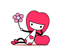 Apple Girl sticker #627932