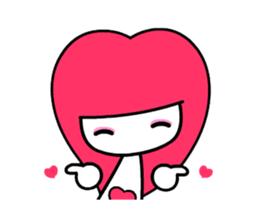 Apple Girl sticker #627959