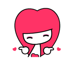 Apple Girl sticker #627959