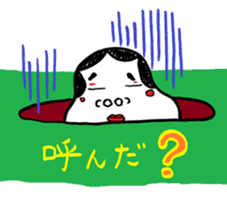 "Okame" and "Hyottoko" sticker #627973