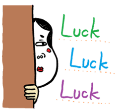 "Okame" and "Hyottoko" sticker #627979