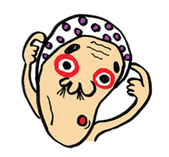 "Okame" and "Hyottoko" sticker #627988