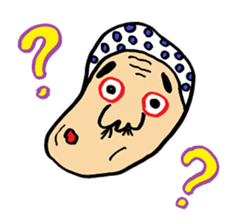 "Okame" and "Hyottoko" sticker #627996