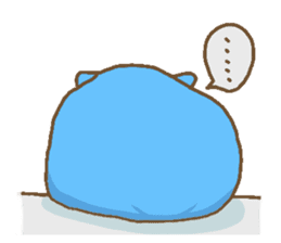 Funny Blue Wombat sticker #628063