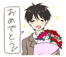 Sticker of 40 to girlfriend. sticker #629133