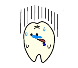 Sticker of cute tooth(ver without words) sticker #629211