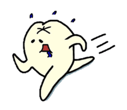 Sticker of cute tooth(ver without words) sticker #629237
