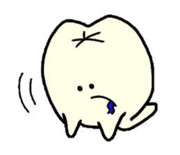 Sticker of cute tooth(ver without words) sticker #629239