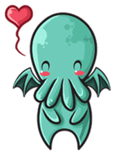 Little Cutethulu sticker #629402