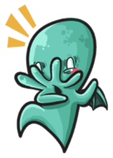 Little Cutethulu sticker #629403