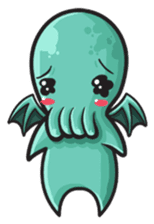 Little Cutethulu sticker #629405
