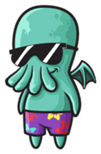 Little Cutethulu sticker #629406