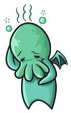 Little Cutethulu sticker #629407