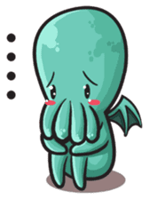 Little Cutethulu sticker #629409