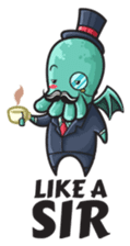 Little Cutethulu sticker #629412