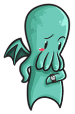Little Cutethulu sticker #629416