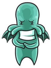 Little Cutethulu sticker #629417