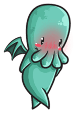Little Cutethulu sticker #629418