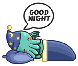 Little Cutethulu sticker #629422