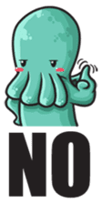 Little Cutethulu sticker #629424