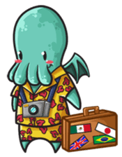 Little Cutethulu sticker #629426