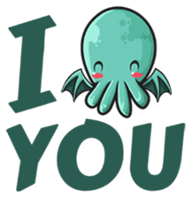 Little Cutethulu sticker #629434