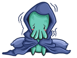 Little Cutethulu sticker #629437