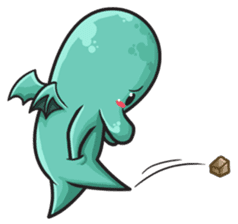 Little Cutethulu sticker #629438