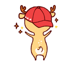 deer & penguin sticker #629898