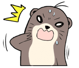 Otter and Crab sticker #629937