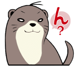Otter and Crab sticker #629946