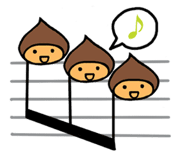 Arlie and friends in the chokochoko town sticker #630049