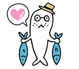 Arlie and friends in the chokochoko town sticker #630050