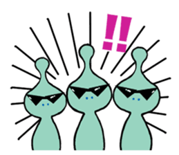 Arlie and friends in the chokochoko town sticker #630056