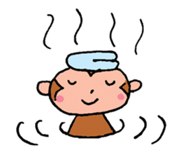 Arlie and friends in the chokochoko town sticker #630057