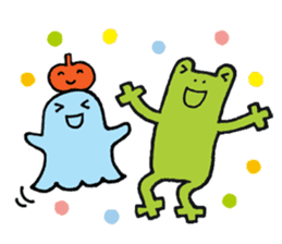 Arlie and friends in the chokochoko town sticker #630058