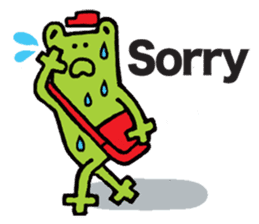 Arlie and friends in the chokochoko town sticker #630061