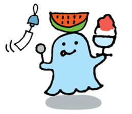 Arlie and friends in the chokochoko town sticker #630077