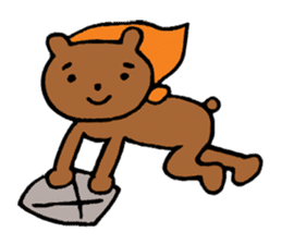 Arlie and friends in the chokochoko town sticker #630080