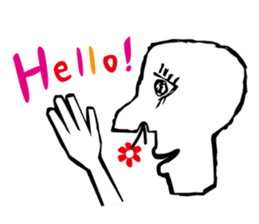 Mr. nose hair (English edition) sticker #630842