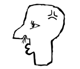 Mr. nose hair (English edition) sticker #630847